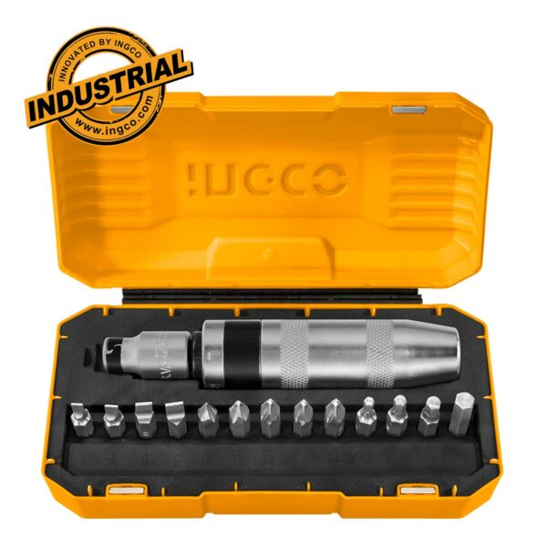 INGCO HIDS1301 : Σφυροκατσάβιδο Σετ 13 τεμ. με Μύτες