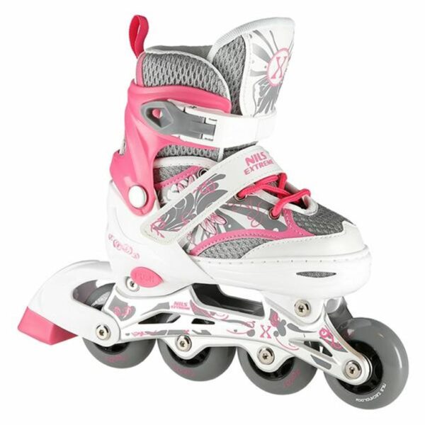 NILS EXTREME 16-01-170 : ΑΥΞΟΜΕΙΟΥΜΕΝΑ ΠΑΤΙΝΙΑ ROLLER NA 10602A INLINE SKATES ΡΟΖ M 35-38