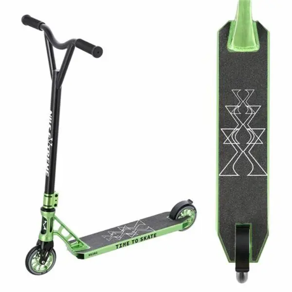 NILS EXTREME 16-50-223 : SCOOTER HS202 PRO BLACK-GREEN STUNT