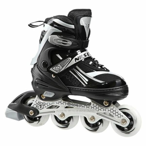 NILS EXTREME 16-01-048 : ΑΥΞΟΜΕΙΟΥΜΕΝΑ ΠΑΤΙΝΙΑ ROLLER NA 1123 ΜΑΥΡΟ IN-LINE SKATES L 39-42