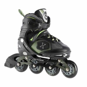 NILS EXTREME 16-01-121 : ΑΥΞΟΜΕΙΟΥΜΕΝΑ ΠΑΤΙΝΙΑ ROLLER NA 9080 ΜΑΥΡΟ/ΠΡΑΣΙΝΟ IN-LINE SKATES Large 39-42