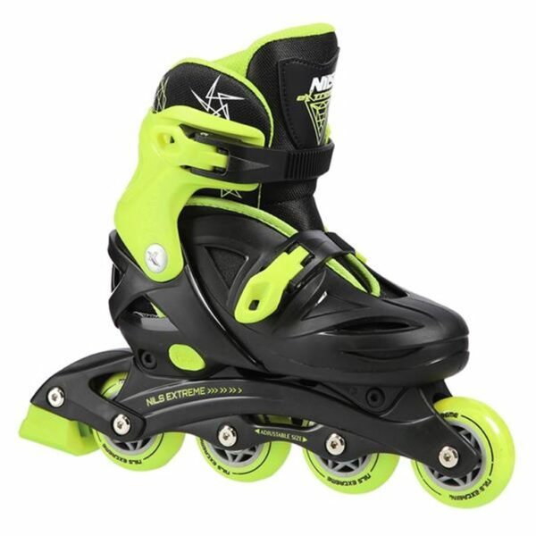 NILS 16-01-009 : ΠΑΤΙΝΙΑ ROLLER ΑΥΞΟΜΕΙΟΥΜΕΝΑ IN-LINE SKATES EXTREME Large 36-40 NJ/NA 0321 ΜΑΥΡΟ/ΛΑΧΑΝΙ