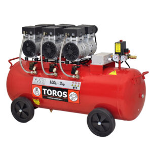 TOROS 40128 : ΑΕΡΟΣΥΜΠΙΕΣΤΗΣ 100LT/3HP OILFREE