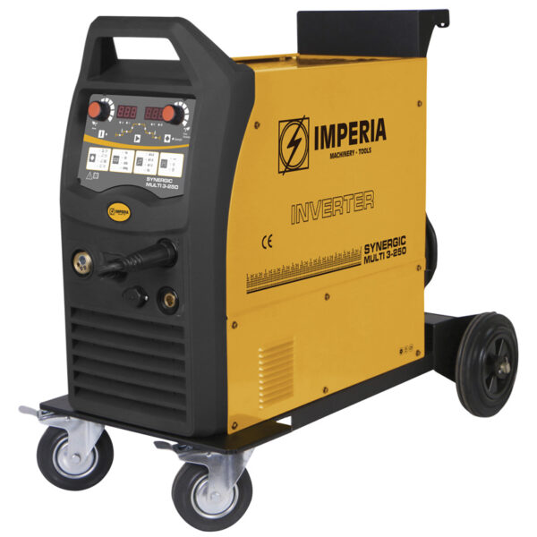 IMPERIA 65675 : Synergic Multi 3-180 Ηλεκτροκόλληση Inverter 180A (max) MIG / TIG / Ηλεκτροδίου (MMA)