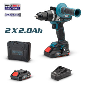 BORMANN Pro BBP5140 : ΔΡΑΠΑΝΟΚΑΤΣΑΒΙΔΟ ΚΡΟΥΣΤΙΚΟ BRUSHLESS 20V 2X2Ah PRO