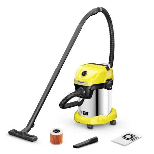 KARCHER 1.628-575.0 : ΣΚΟΥΠΑ ΥΓΡΗΣ ΚΑΙ ΞΗΡΗΣ ΑΝΑΡΡΟΦΗΣΗΣ ΜΠΑΤΑΡΙΑΣ WD 3-18 S