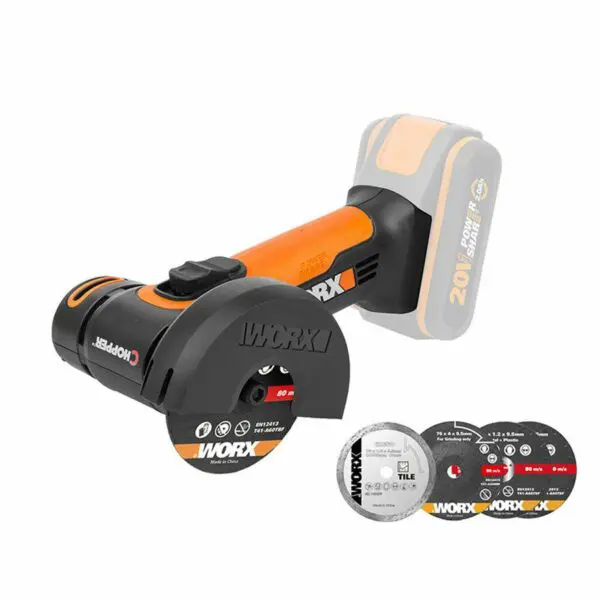 WORX WX801.9 : MINI ΓΩΝΙΑΚΟΣ ΤΡΟΧΟΣ ΜΠΑΤΑΡΙΑΣ 20V 2Ah SOLO