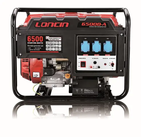 LONCIN LC 6500D-A : Γεννήτρια Βενζίνης Τετράχρονη Με Μίζα 02LC6500D-A
