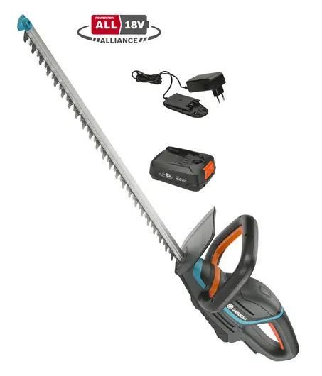 Gardena Comfortcut 60/18V P4A Set 14731-20 : Μπορντουροψάλιδο Μπαταρίας Σετ 029705122-01