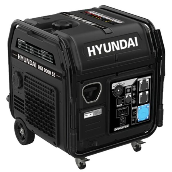 HYUNDAI 40C19 : Γεννήτρια Βενζίνης HGI 9000 SE Τετράχρονη Inverter Αθόρυβη Βαλιτσάκι Με Ρόδες Και Σταθεροποιητή Τάσεως AVR