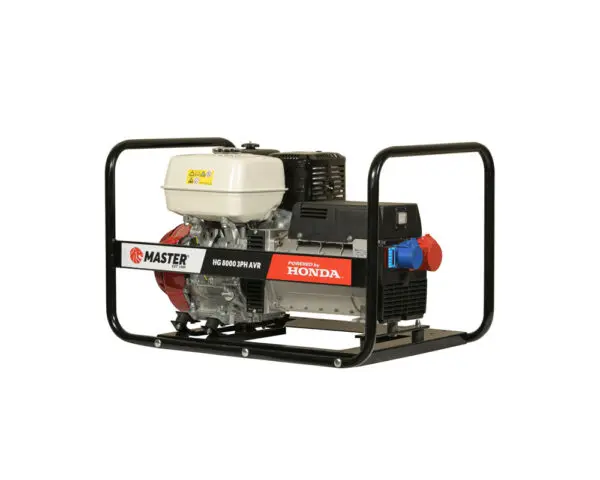MASTER RG 8000E 3PH AVR : Γεννήτρια Βενζίνης 8.2kVA 3ph Με Μίζα 0101R011