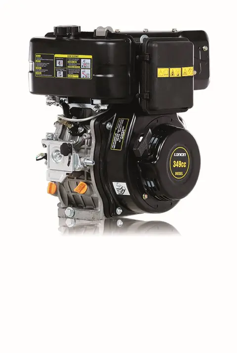LONCIN D 350 F (178F) : Κινητήρας Πετρελαίου 6.7HP (Κοντός Άξονας) 02D350F