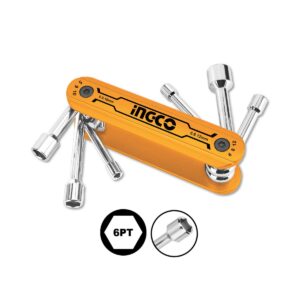INGCO HFND0601 : Σετ Κλειδιά Καρυδάκια Τύπου Σουγιάς 5-12mm