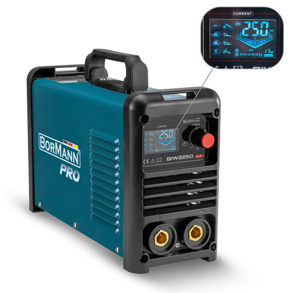 BORMANN Pro BIW2250 : ΗΛΕΚΤΡΟΚΟΛΛΗΣΗ INVERTER 250Α ΜΕ ΕΞΑΡΤΗΜΑΤΑ